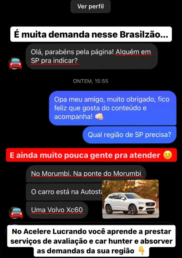 indicação de vistoria de uma volvo xc60 em São Paulo