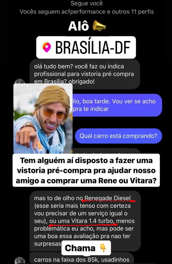 indicação de vistoria em brasília